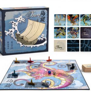 Calliope Jeux Tsuro of The Seas – Jeu de société 2 à 8 joueurs-0