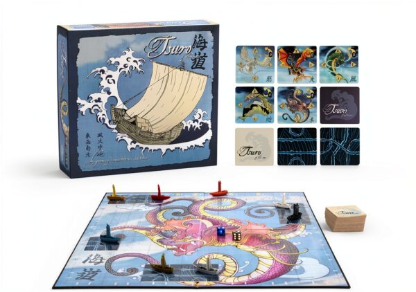 Calliope Jeux Tsuro of The Seas – Jeu de société 2 à 8 joueurs-0