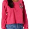Wildfox Sweatshirt Shine Bright Sangria Small-0