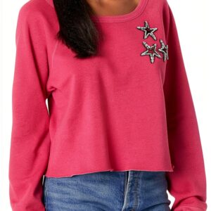 Wildfox Sweatshirt Shine Bright Sangria Small-0